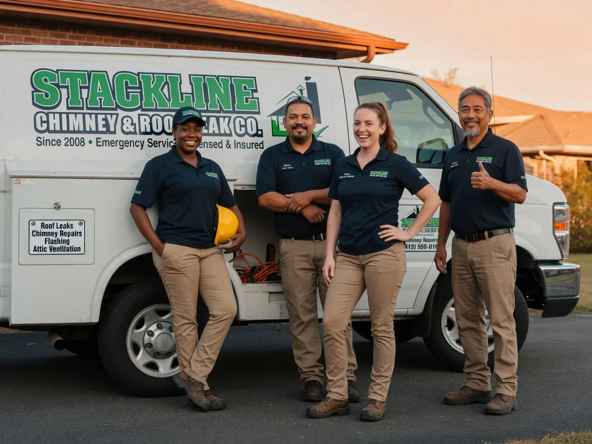Chimney flashing repair company in Splendora, TX